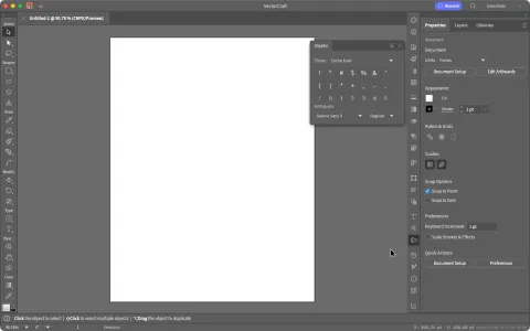 VectorCraft Preferences with the interface language set to English